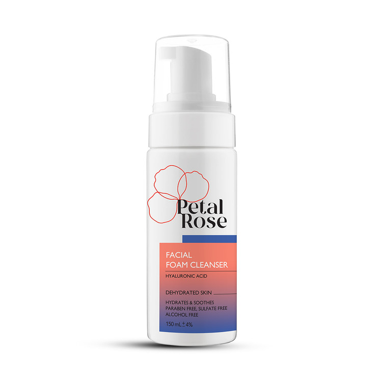 فوم شستشوی صورت آبرسان پتال رز مناسب پوست های دهیدارته 150mL