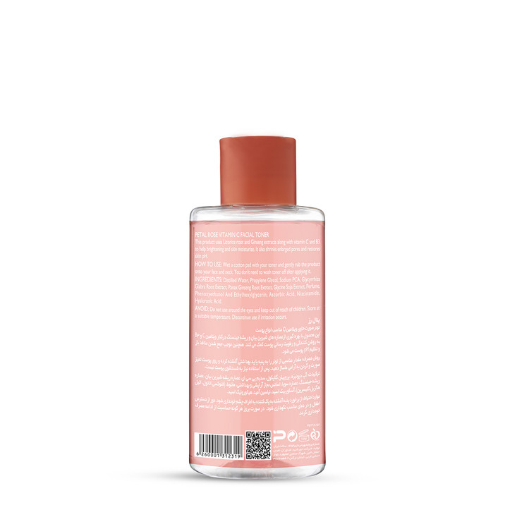 تونر صورت پتال رز روشن کننده ویتامین سی 150mL